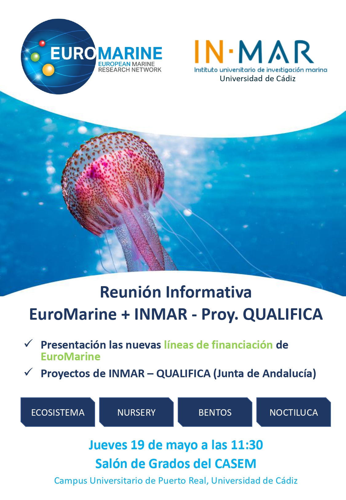 Reunión Informativa Euromarine + INMAR – Proy. QUALIFICA