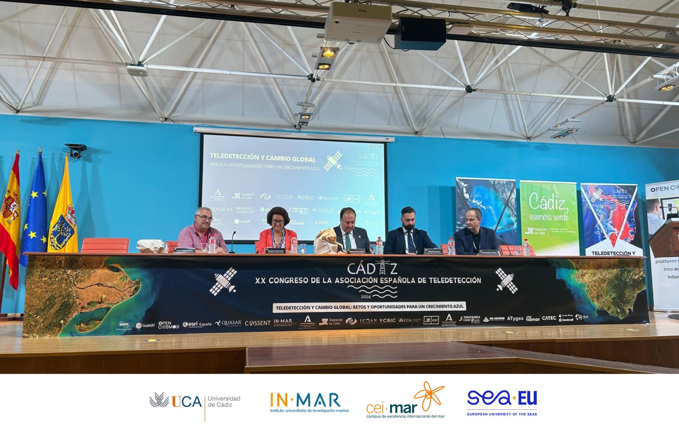 Amplia participación en el XX Congreso de Teledetección celebrado en Cádiz del 4-7 de junio de 2024