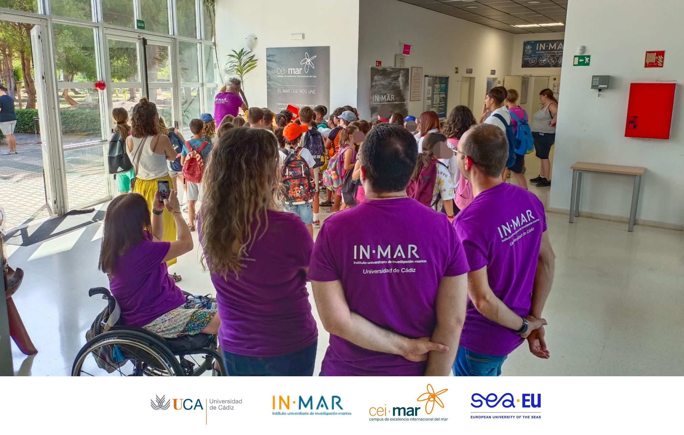 El INMAR abre sus puertas a los participantes de los Campamentos de verano de la provincia de Cádiz