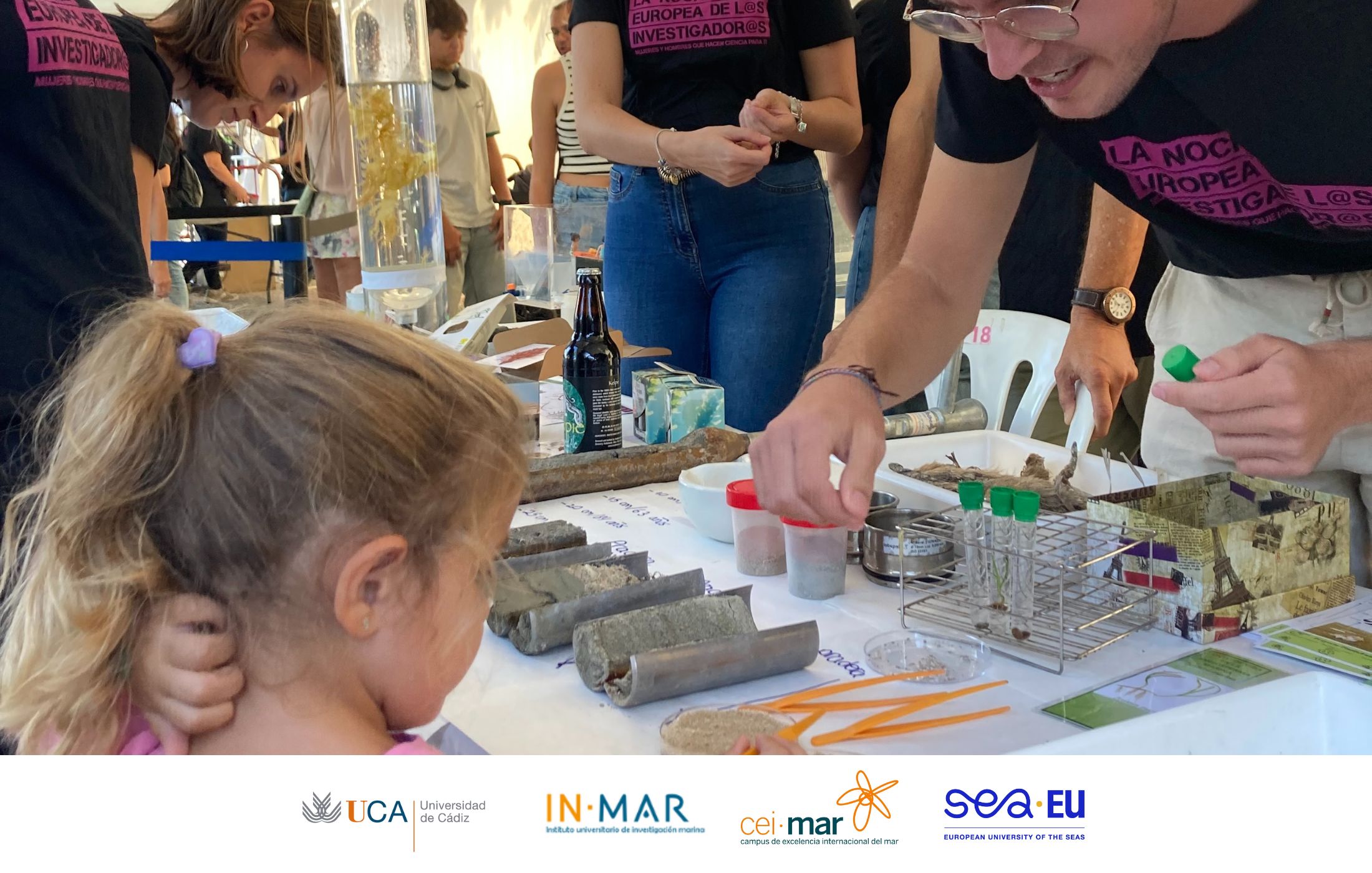 Amplia participación del INMAR-UCA en la Noche Europea de los Investigadores 2024, con una veintena de actividades de divulgación científica