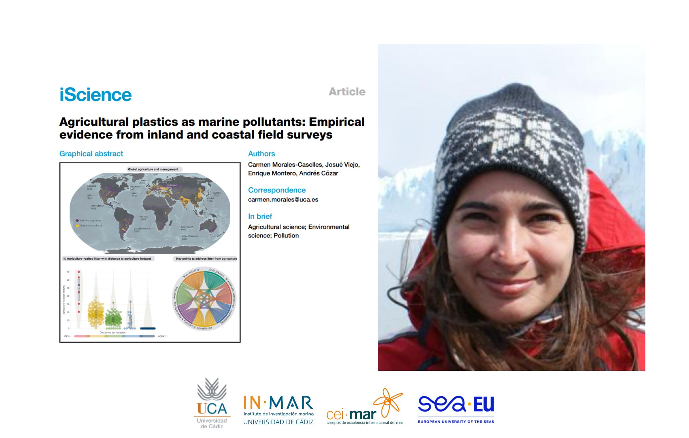 La agricultura, una fuente olvidada de contaminación plástica marina: un nuevo estudio del INMAR revela su impacto global