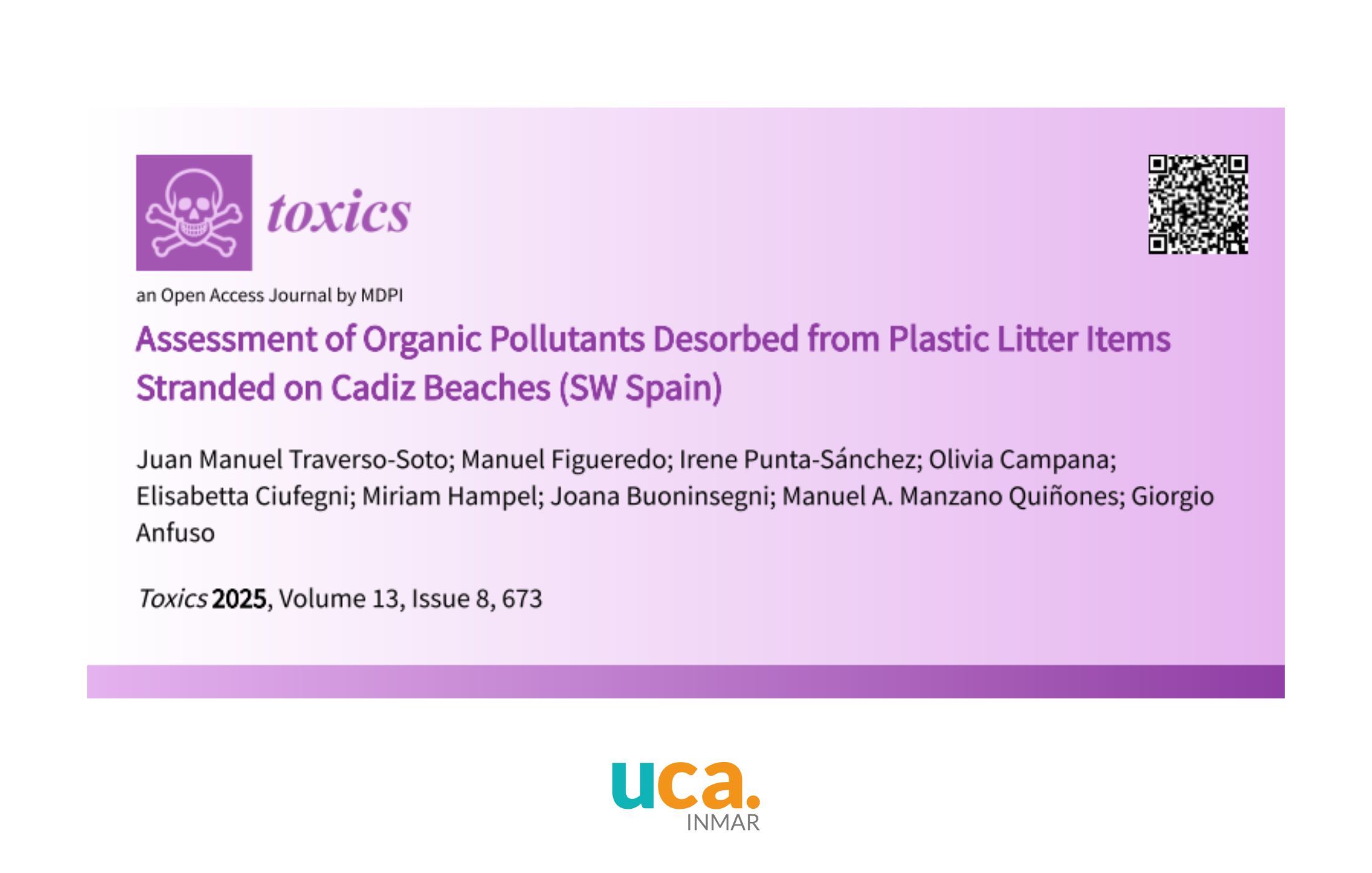 Nueva publicación sobre la evaluación de contaminantes orgánicos procedentes de residuos plásticos