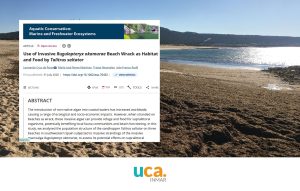 Un estudio liderado por el INMAR analiza el papel de “Rugulopteryx okamurae” como ref...